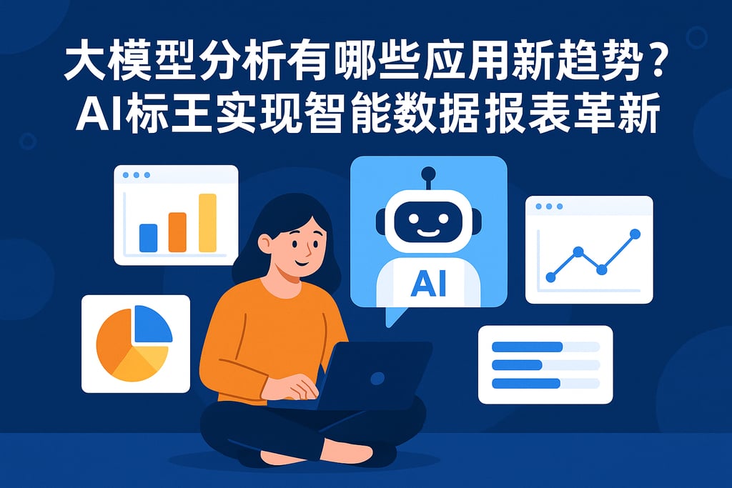 大模型分析有哪些应用新趋势？ai标王实现智能数据报表革新