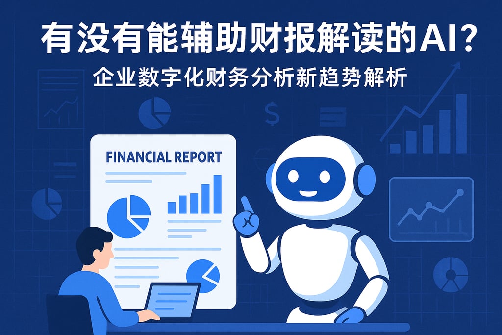 有没有能辅助财报解读的AI？企业数字化财务分析新趋势解析