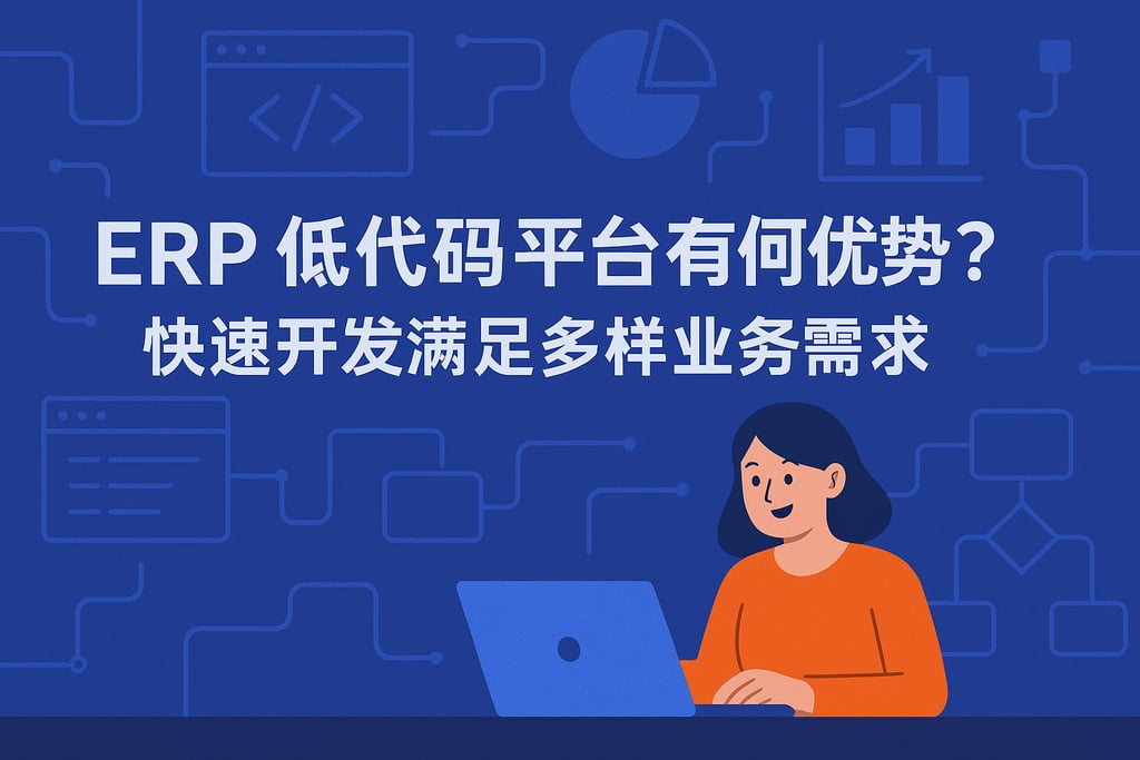 ERP低代码平台有何优势？快速开发满足多样业务需求