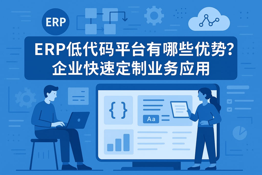 ERP低代码平台有哪些优势？企业快速定制业务应用