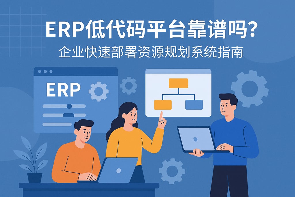 ERP低代码平台靠谱吗？企业快速部署资源规划系统指南