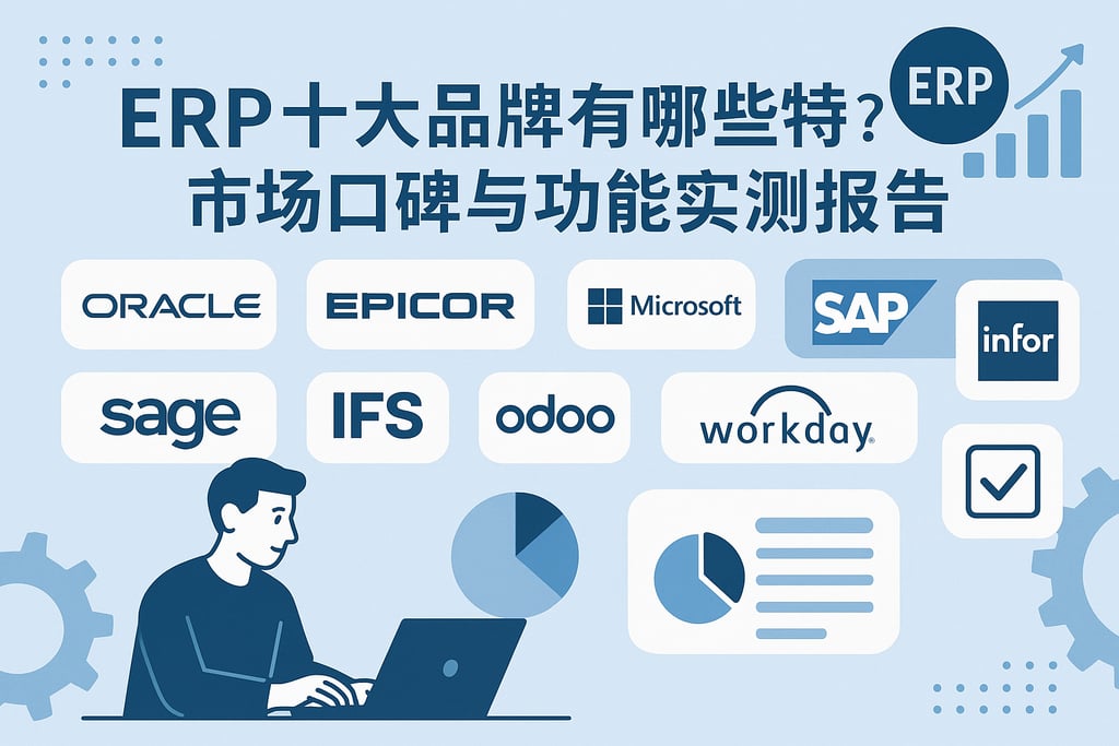 ERP十大品牌有哪些特点？市场口碑与功能实测报告