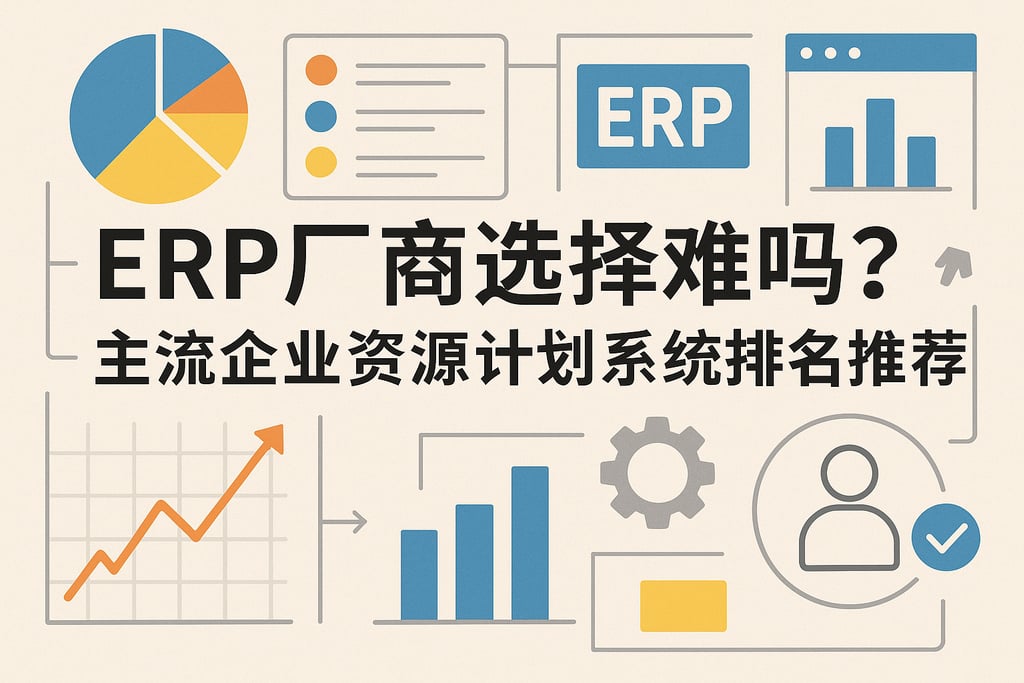 ERP厂商选择难吗？主流企业资源计划系统排名推荐