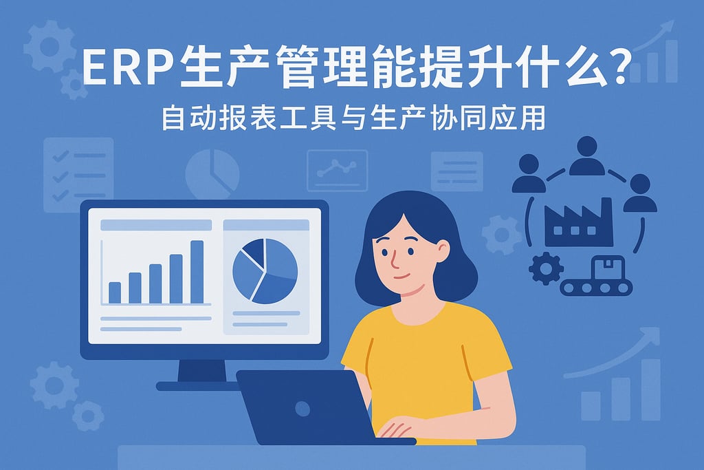 ERP生产管理能提升什么？自动报表工具与生产协同应用