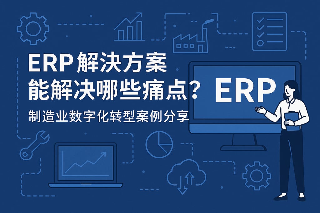 ERP解决方案能解决哪些痛点？制造业数字化转型案例分享