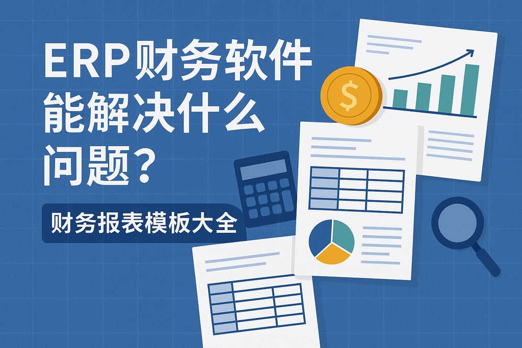 ERP财务软件能解决什么问题？财务报表模板大全