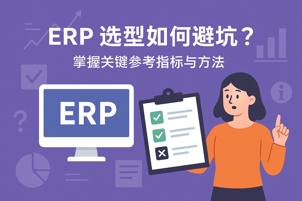 ERP选型如何避坑？掌握关键参考指标与方法