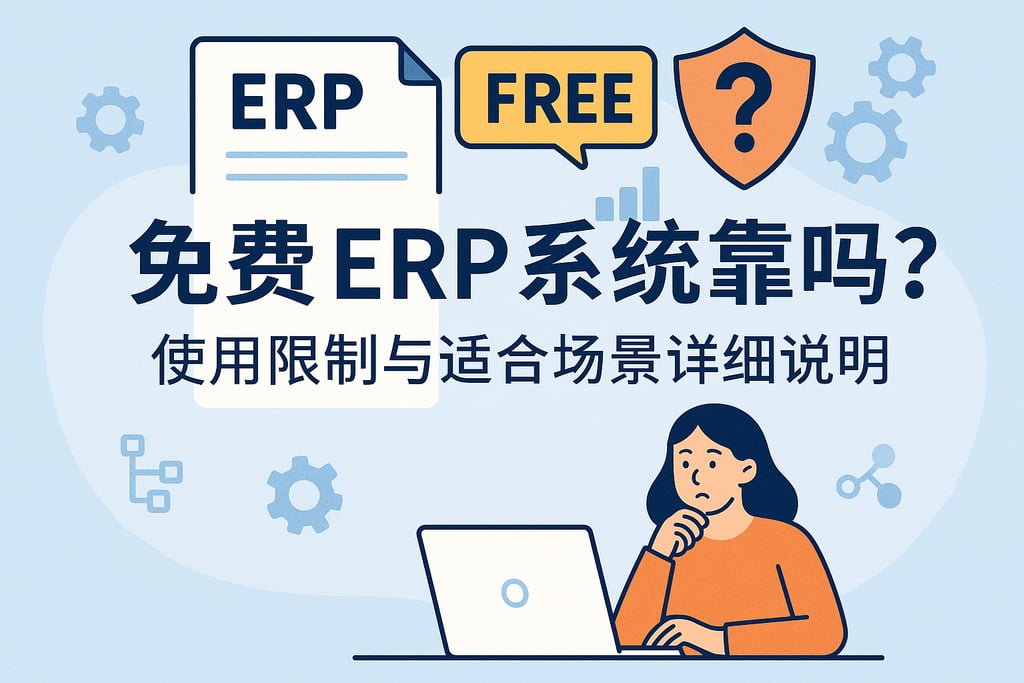 免费ERP系统靠谱吗？使用限制与适合场景详细说明