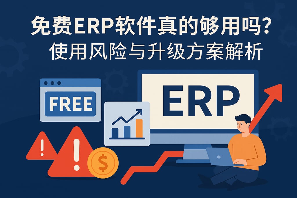免费ERP软件真的够用吗？使用风险与升级方案解析