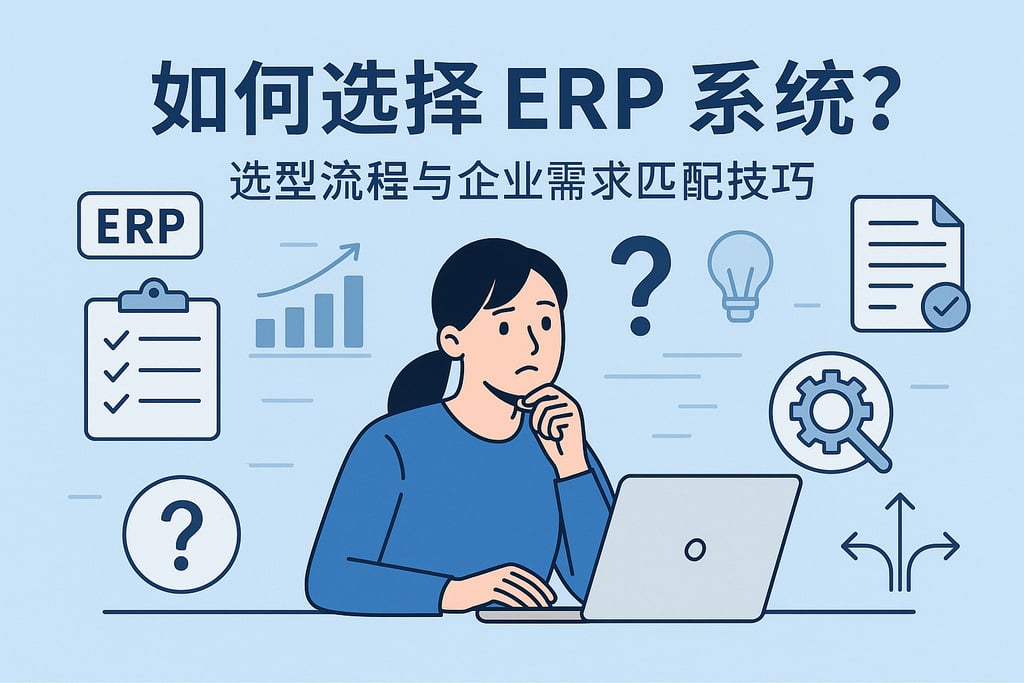 如何选择ERP系统最合适？选型流程与企业需求匹配技巧