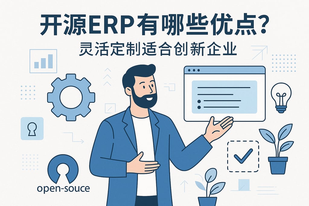 开源ERP有哪些优点？灵活定制适合创新企业