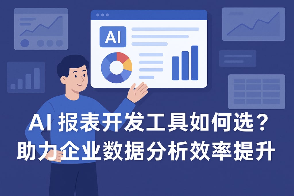 ai报表开发工具如何选？助力企业数据分析效率提升