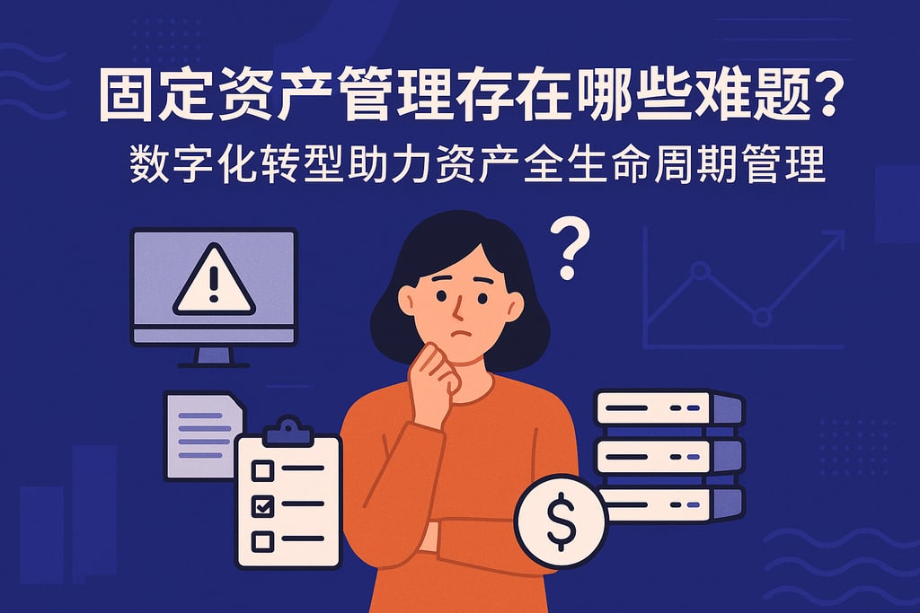固定资产管理存在哪些难题？数字化转型助力资产全生命周期管理