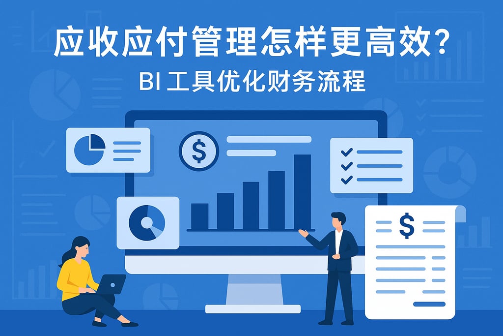 应收应付管理怎样更高效？BI工具优化财务流程