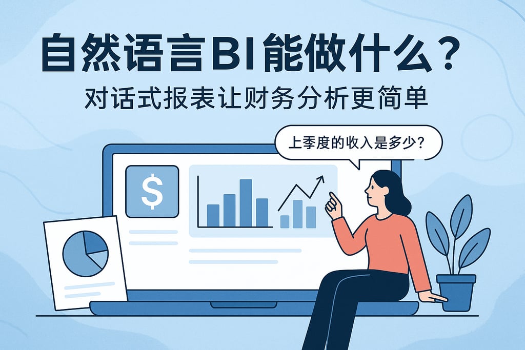 自然语言BI能做什么？对话式报表让财务分析更简单