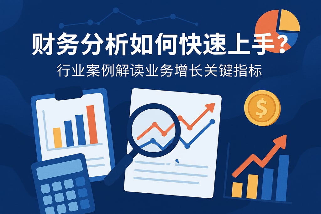 财务分析如何快速上手？行业案例解读业务增长关键指标