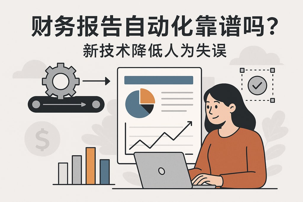 财务报告自动化靠谱吗？新技术降低人为失误