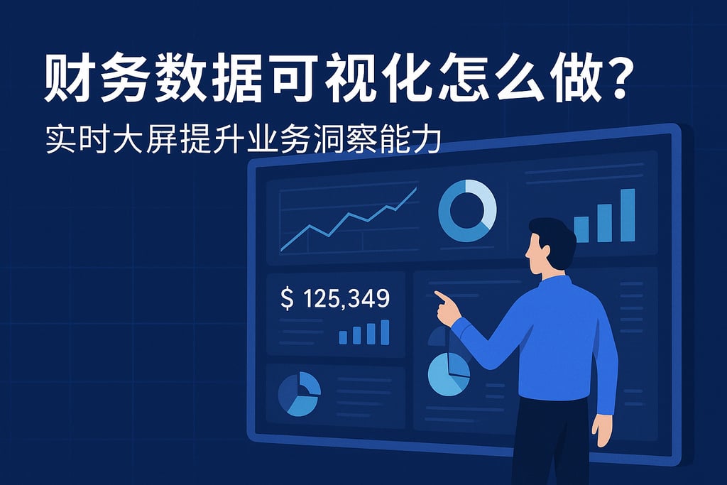 财务数据可视化怎么做？实时大屏提升业务洞察能力