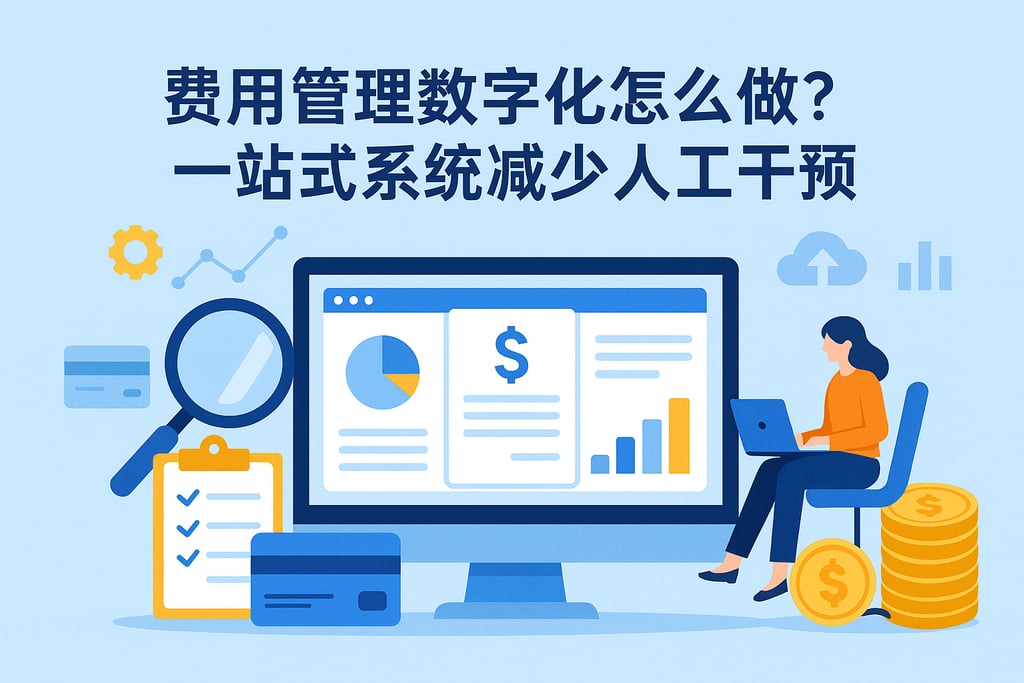 费用管理数字化怎么做？一站式系统减少人工干预