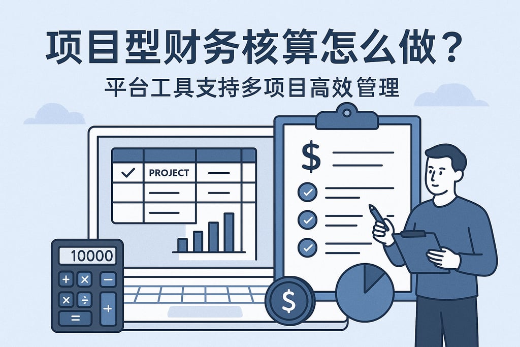 项目型财务核算怎么做？平台工具支持多项目高效管理