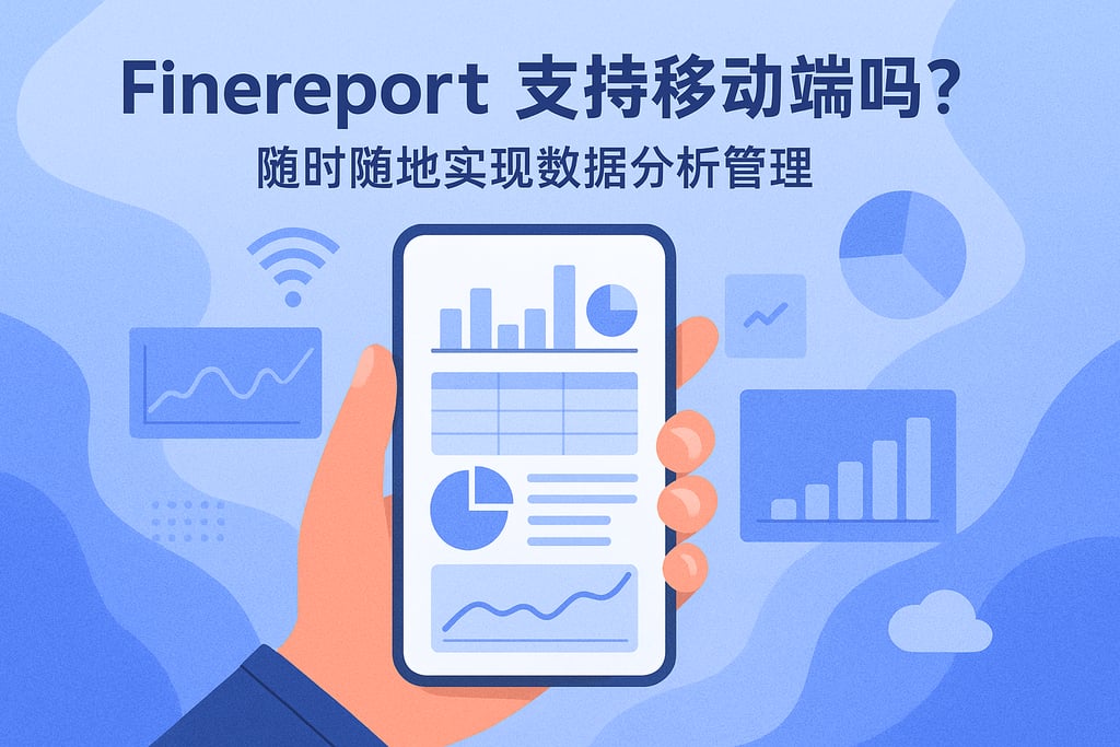Finereport支持移动端吗？随时随地实现数据分析管理