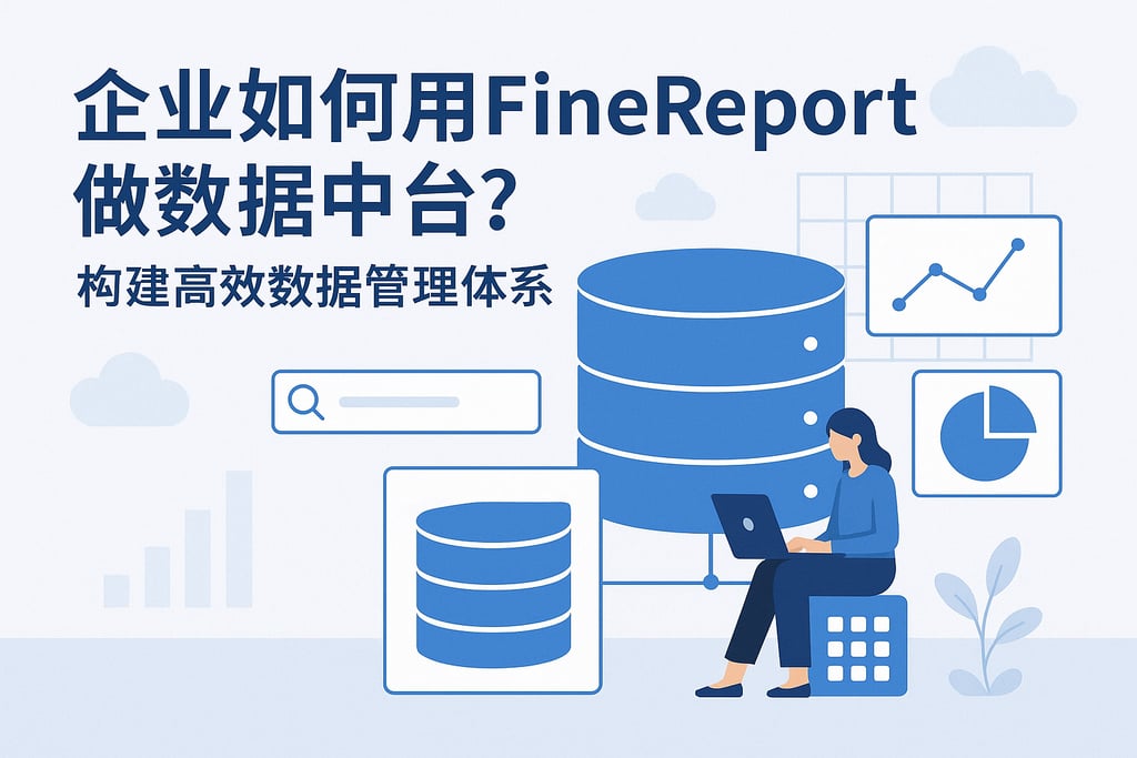 企业如何用Finereport做数据中台？构建高效数据管理体系