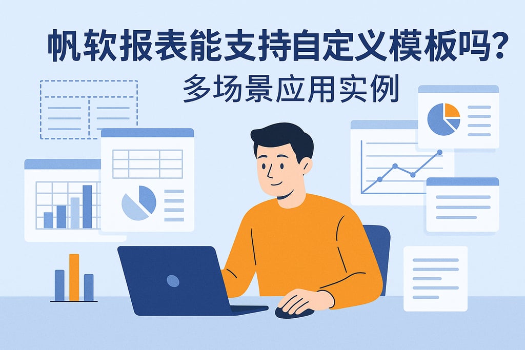 帆软report能支持自定义模板吗？多场景应用实例