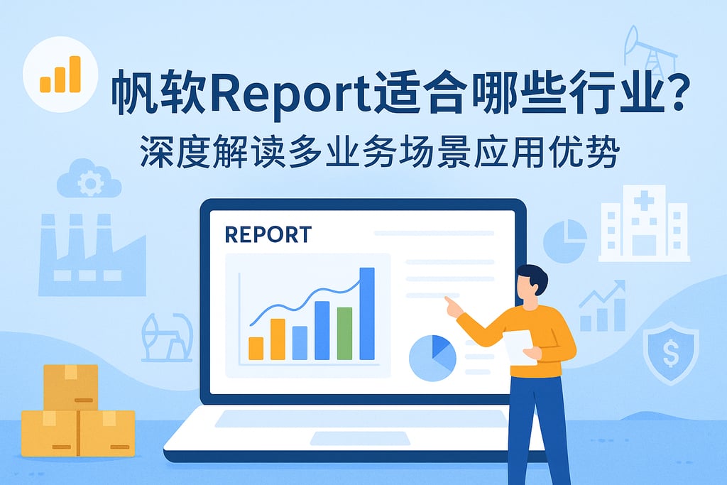 帆软report适合哪些行业？深度解读多业务场景应用优势