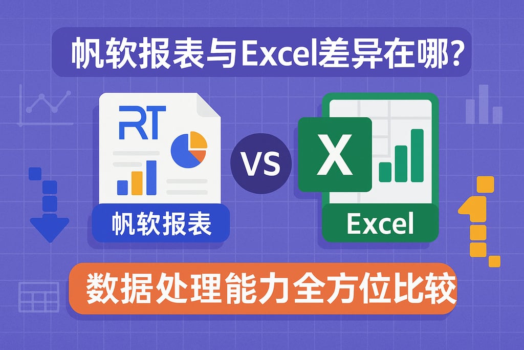 帆软报表与Excel差异在哪？数据处理能力全方位比较