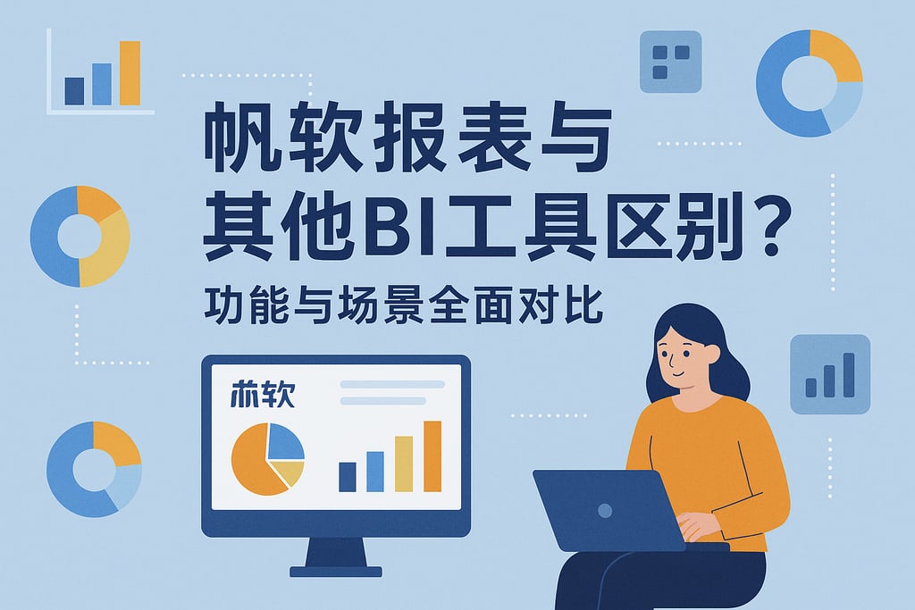 帆软报表与其他BI工具区别？功能与场景全面对比