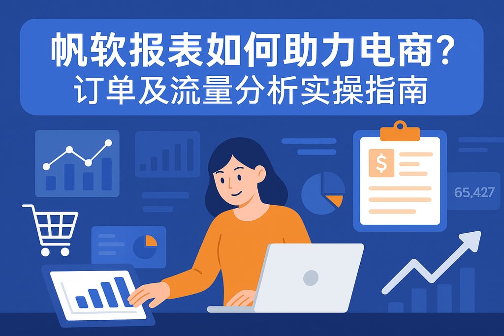 帆软报表如何助力电商？订单及流量分析实操指南