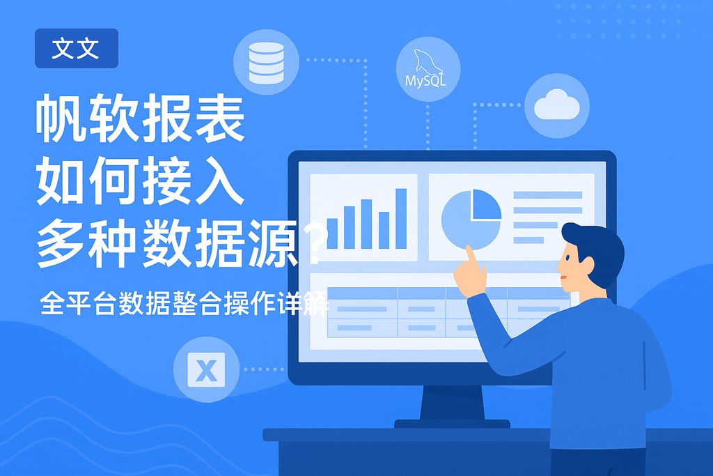 帆软报表如何接入多种数据源？全平台数据整合操作详解