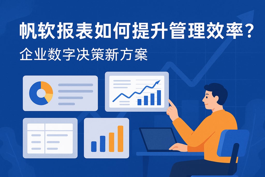 帆软报表如何提升管理效率？企业数字决策新方案
