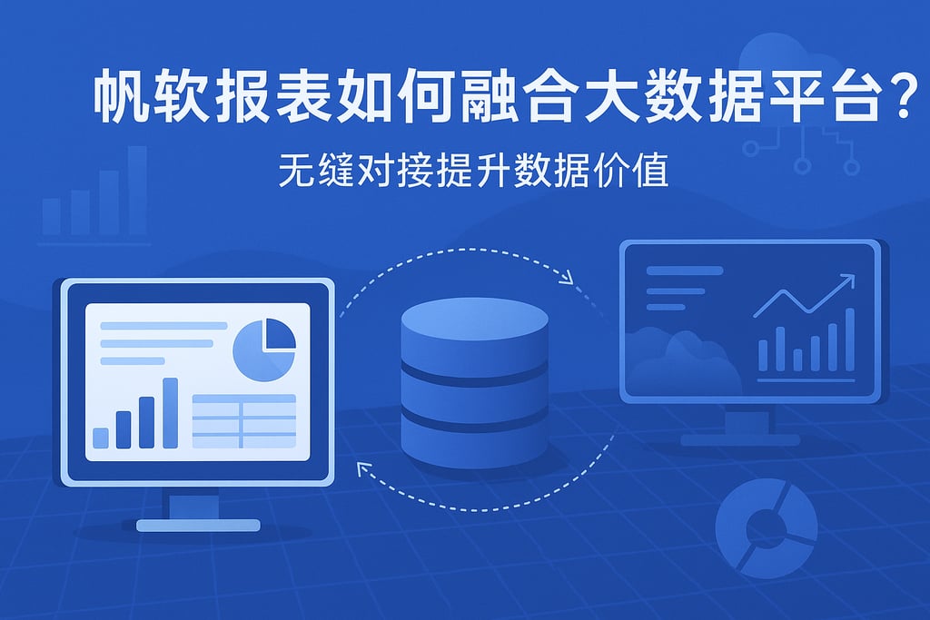 帆软报表如何融合大数据平台？无缝对接提升数据价值