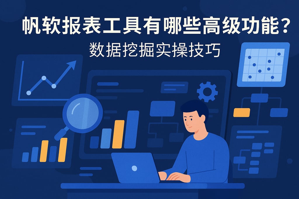 帆软报表工具有哪些高级功能？数据挖掘实操技巧