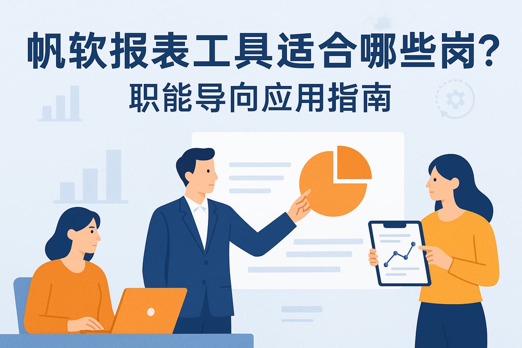 帆软报表工具适合哪些岗位？职能导向应用指南