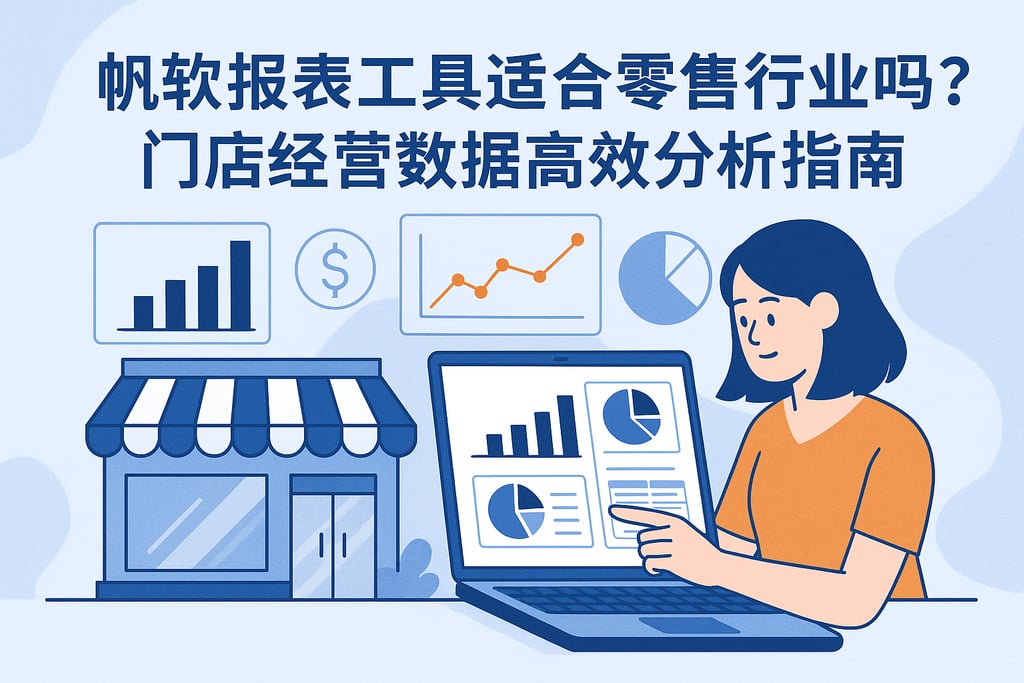 帆软报表工具适合零售行业吗？门店经营数据高效分析指南