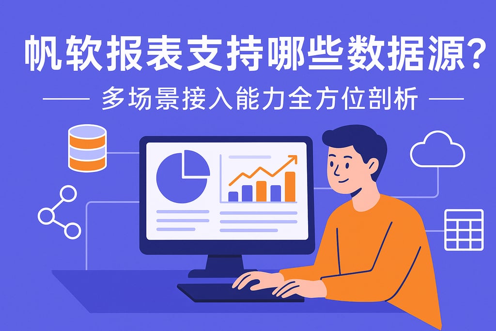 帆软报表支持哪些数据源？多场景接入能力全方位剖析