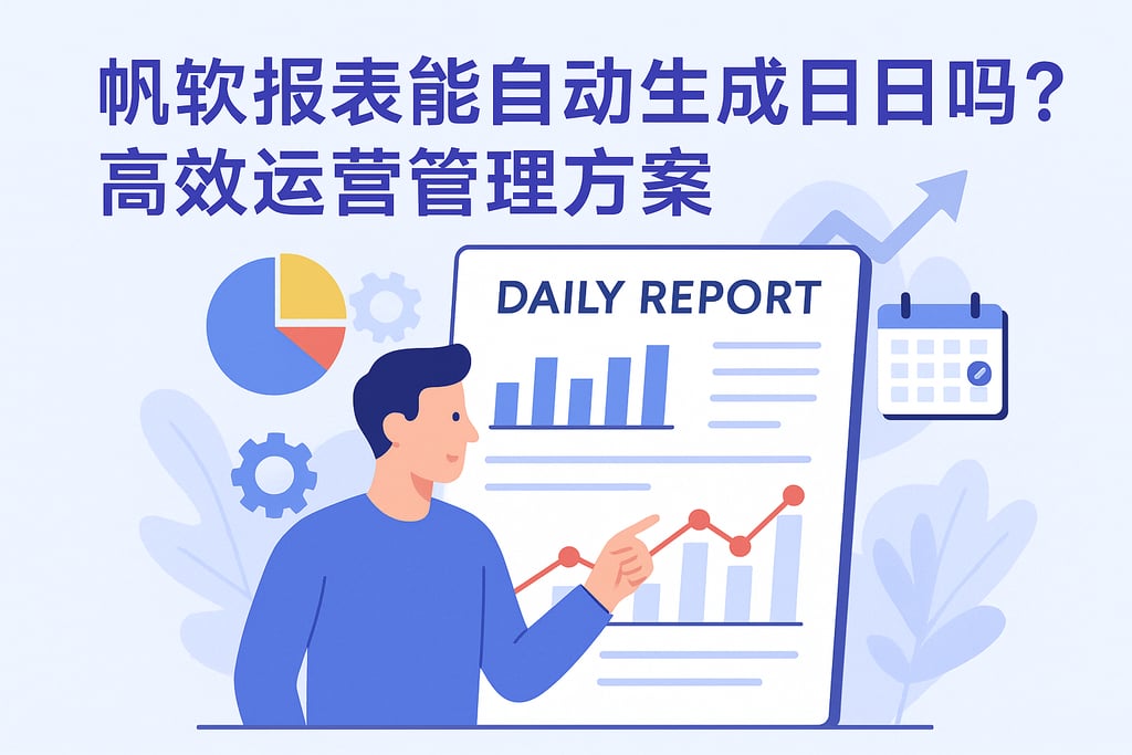 帆软报表能自动生成日报吗？高效运营管理方案
