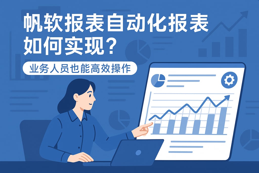 帆软报表自动化报表如何实现？业务人员也能高效操作