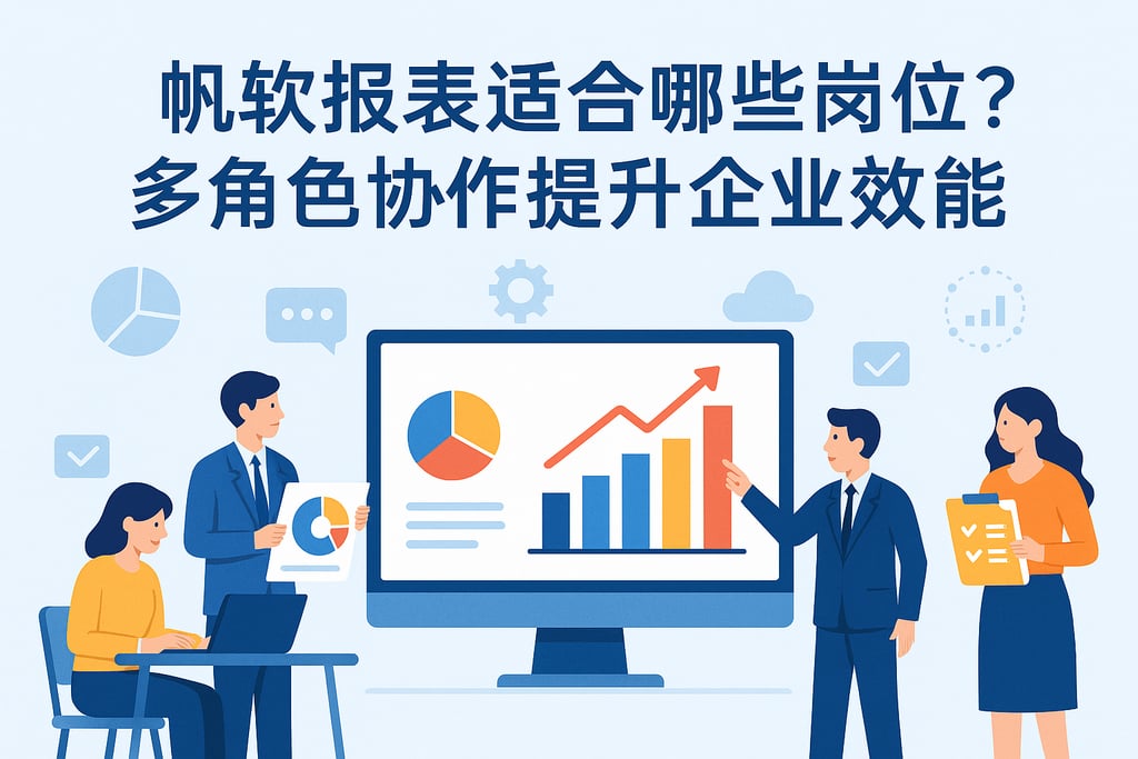 帆软报表适合哪些岗位？多角色协作提升企业效能