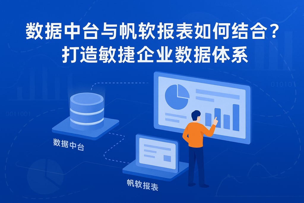 数据中台与帆软报表如何结合？打造敏捷企业数据体系