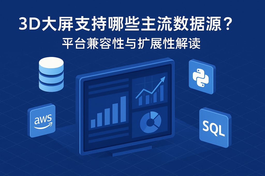 3D大屏支持哪些主流数据源？平台兼容性与扩展性解读