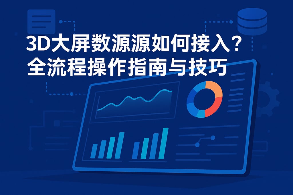 3D大屏数据源如何接入？全流程操作指南与技巧