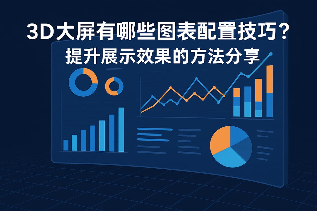 3D大屏有哪些图表配置技巧？提升展示效果的方法分享