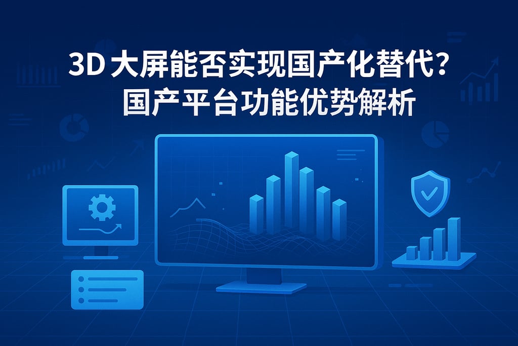 3D大屏能否实现国产化替代？国产平台功能优势解析