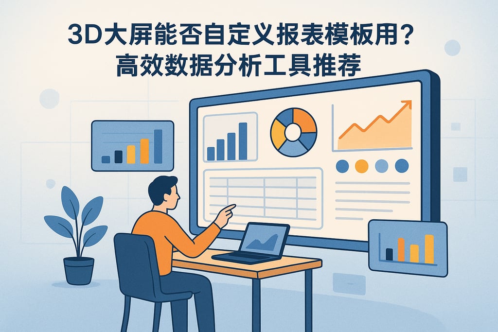 3D大屏能否自定义报表模板？高效数据分析工具推荐
