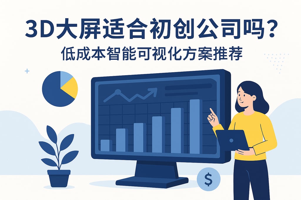 3D大屏适合初创公司吗？低成本智能可视化方案推荐