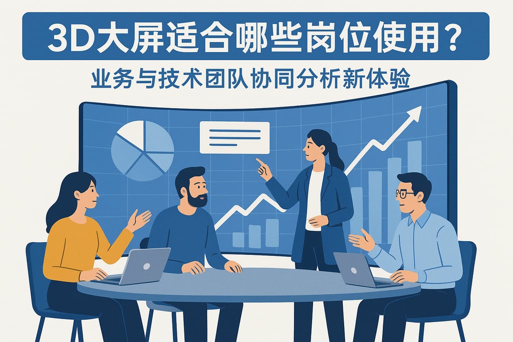 3D大屏适合哪些岗位使用？业务与技术团队协同分析新体验