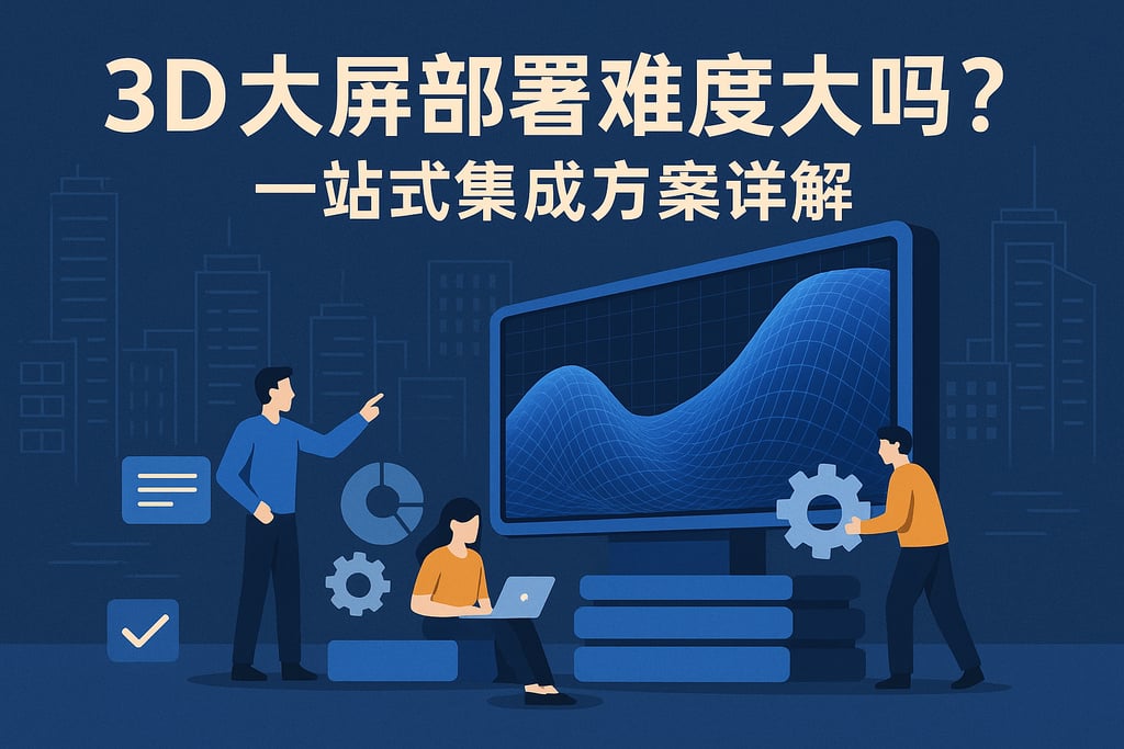 3D大屏部署难度大吗？一站式集成方案详解